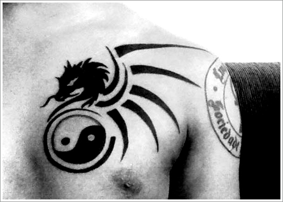 Amazing yin yang tattoo design, idea 25
