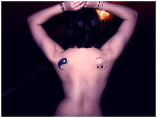 Amazing yin yang tattoo design, idea 5