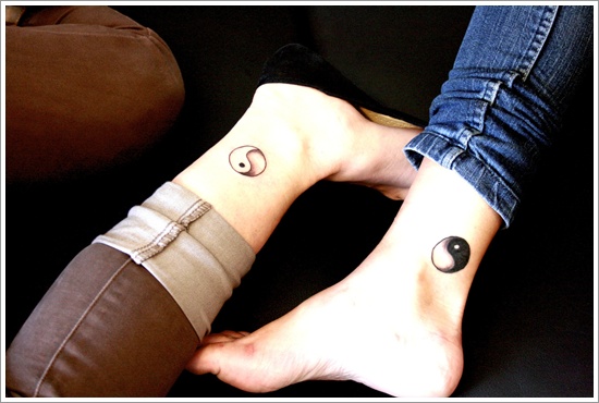Amazing yin yang tattoo design, idea 17