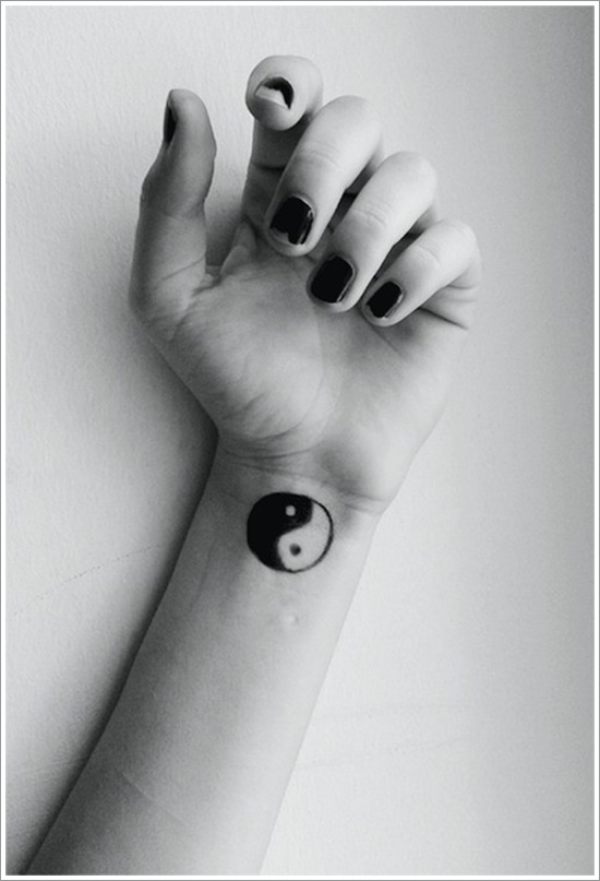Amazing yin yang tattoo design, idea 22