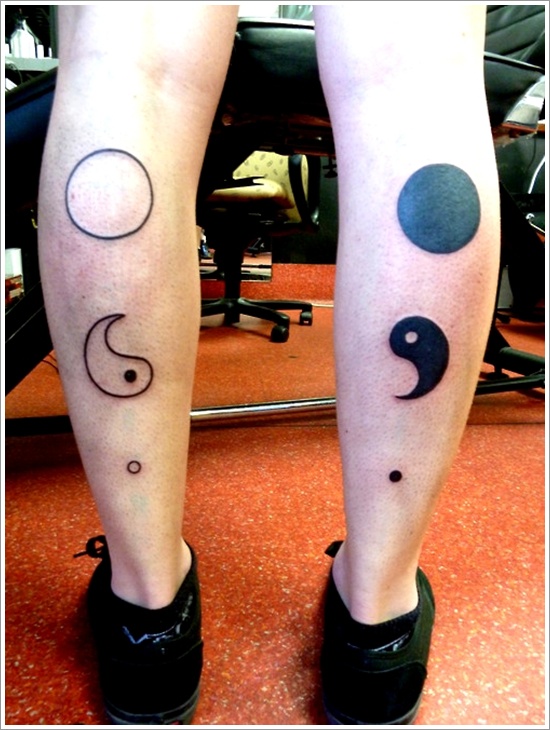 Amazing yin yang tattoo design, idea 13
