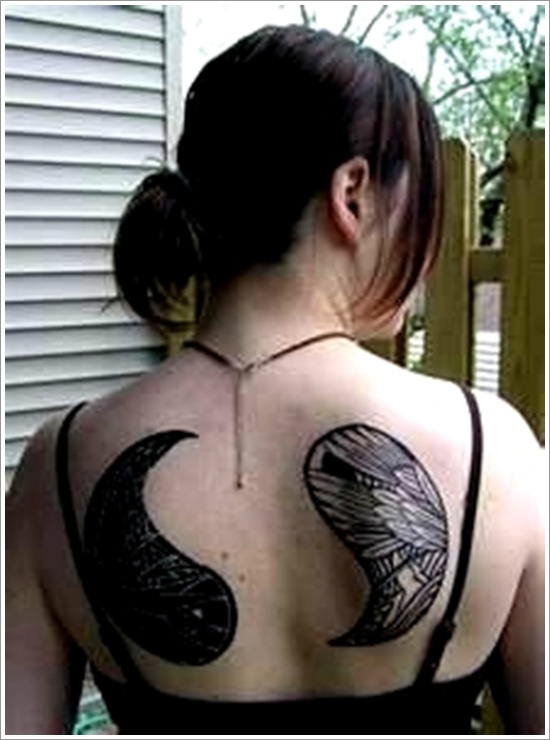 Amazing yin yang tattoo design, idea 30
