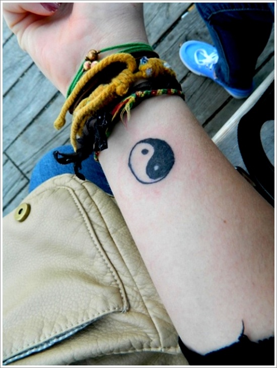 Amazing yin yang tattoo design, idea 3
