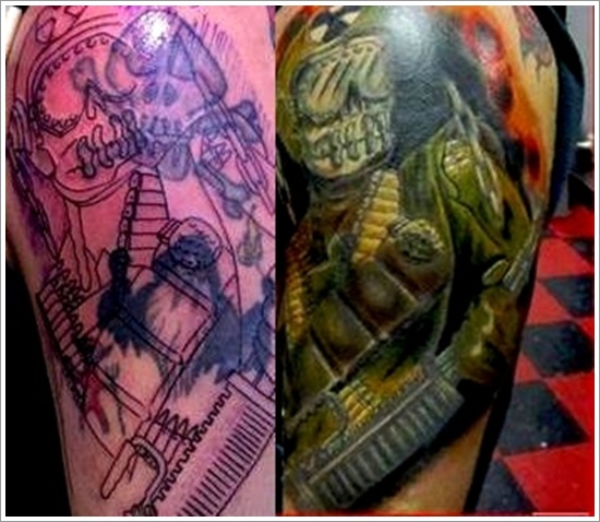Disguising a poorly made tattoo design, idea 6