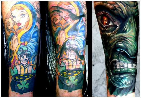 Disguising a poorly made tattoo design, idea 3