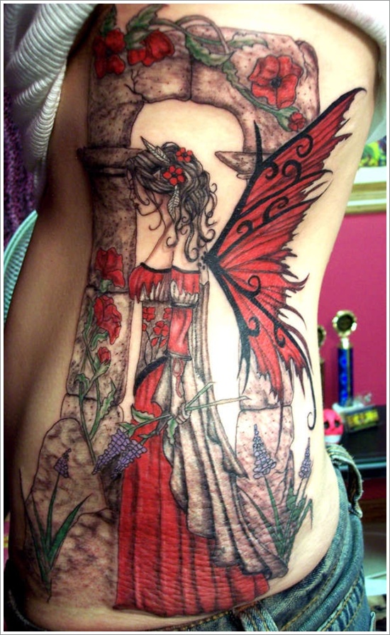 Hot and sexy fairy tattoo designs for women and design, idea 20