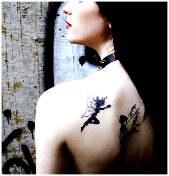 Hot and sexy fairy tattoo designs for women and design, idea 5