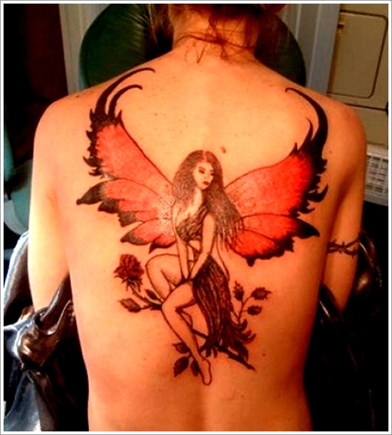 Hot and sexy fairy tattoo designs for women and design, idea 11