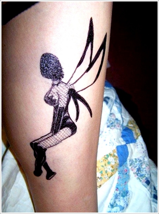 Hot and sexy fairy tattoo designs for women and design, idea 23