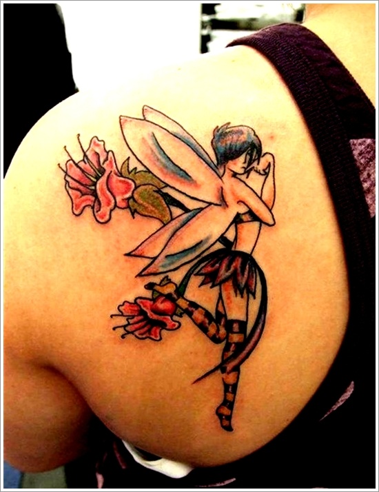 Hot and sexy fairy tattoo designs for women and design, idea 21