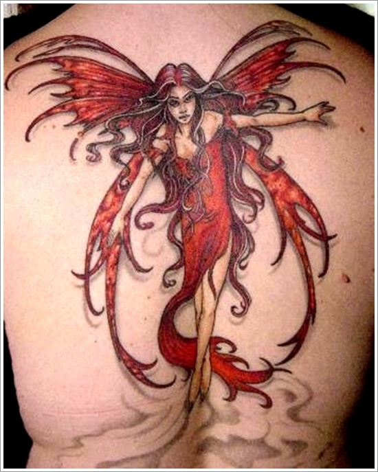 Hot and sexy fairy tattoo designs for women and design, idea 31