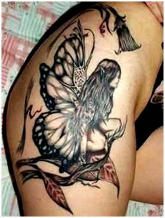 Hot and sexy fairy tattoo designs for women and design, idea 33
