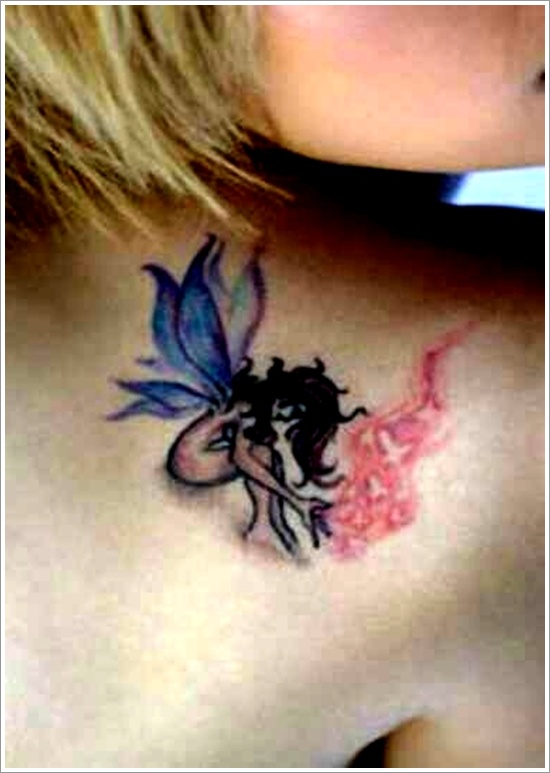 Hot and sexy fairy tattoo designs for women and design, idea 34