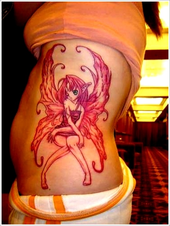 Hot and sexy fairy tattoo designs for women and design, idea 36