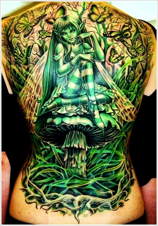 Hot and sexy fairy tattoo designs for women and design, idea 38