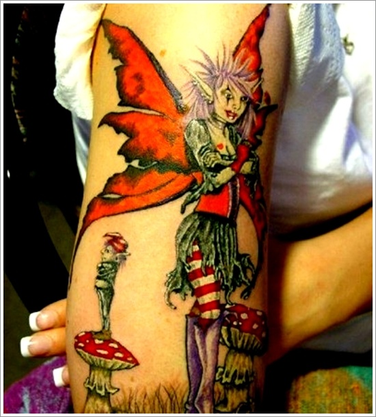 Hot and sexy fairy tattoo designs for women and design, idea 10