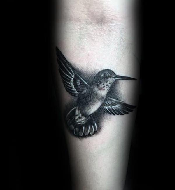 Stunning hummingbird tattoo design, idea 79