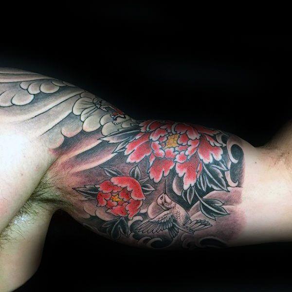 Stunning hummingbird tattoo design, idea 80