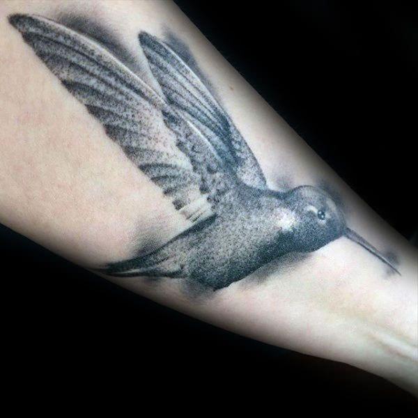 Stunning hummingbird tattoo design, idea 93