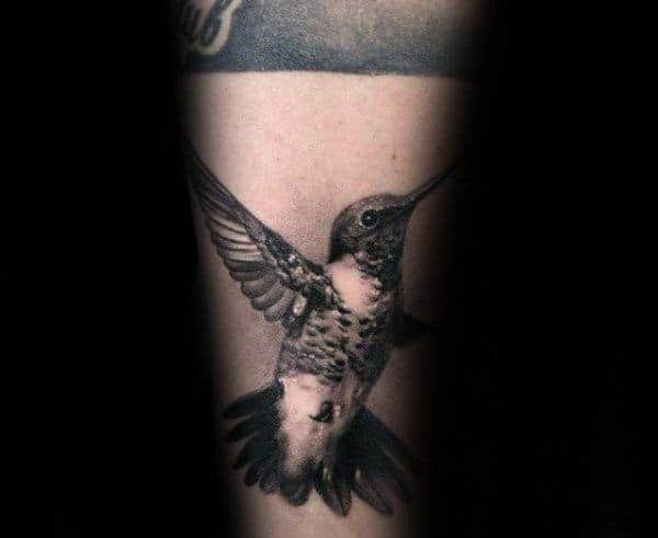 Stunning hummingbird tattoo design, idea 102