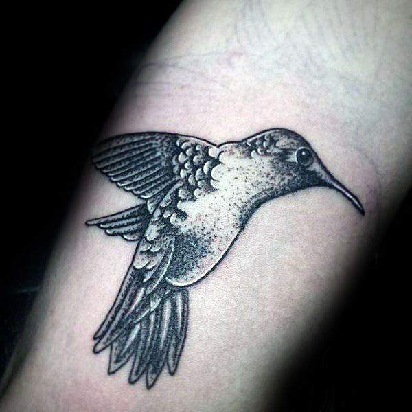Stunning hummingbird tattoo design, idea 104