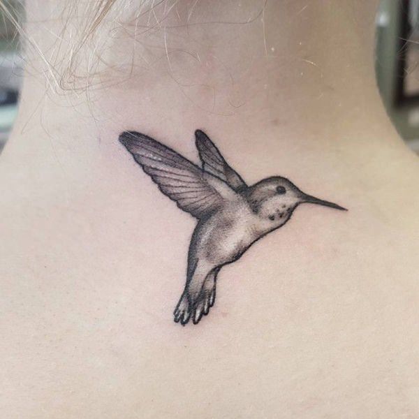 Stunning hummingbird tattoo design, idea 55
