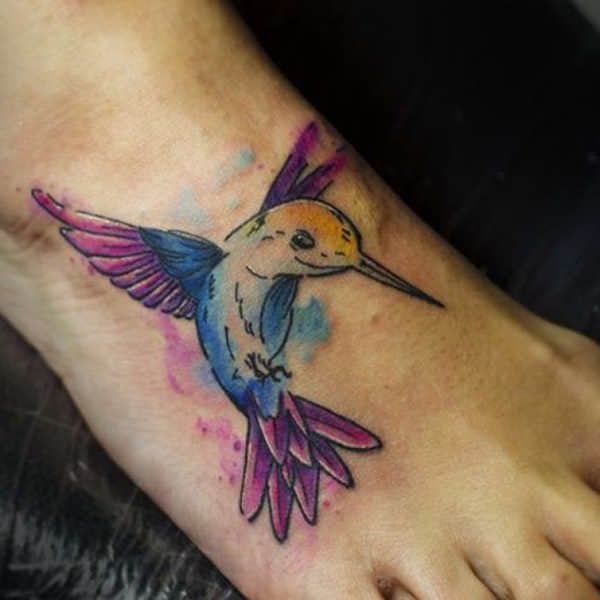 Stunning hummingbird tattoo design, idea 58