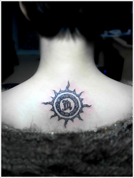 Beautiful sun tattoo designs for men and design, idea 2