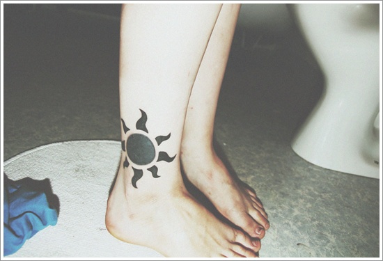 Beautiful sun tattoo designs for men and design, idea 14