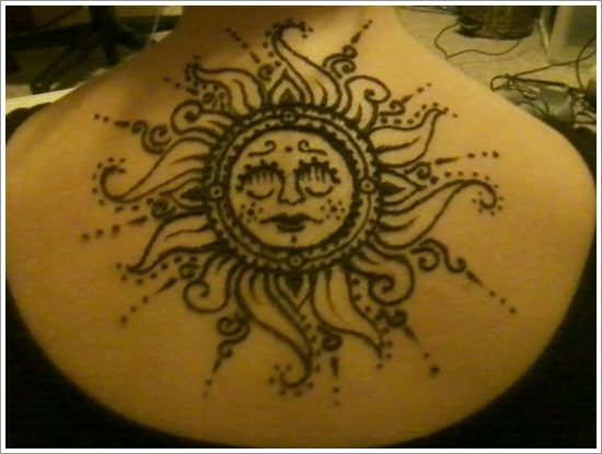 Beautiful sun tattoo designs for men and design, idea 25