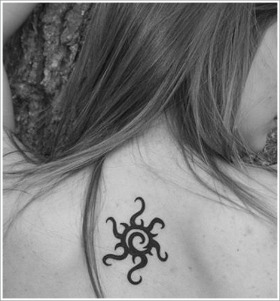 Beautiful sun tattoo designs for men and design, idea 1