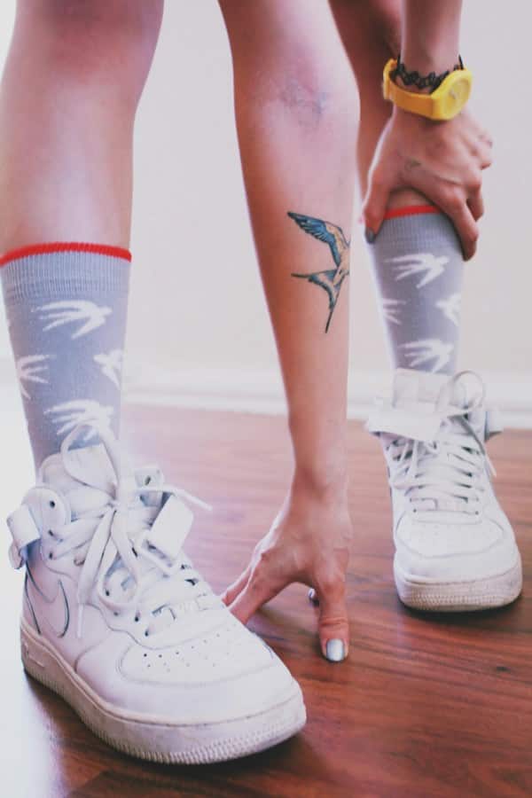 Sweet and meaningful swallow tattoos design, idea 42