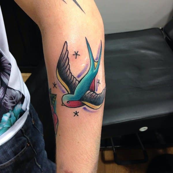Sweet and meaningful swallow tattoos design, idea 53
