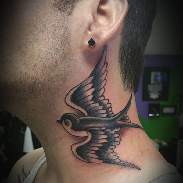 Sweet and meaningful swallow tattoos design, idea 57