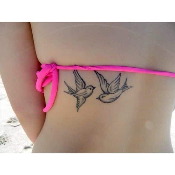 Sweet and meaningful swallow tattoos design, idea 35