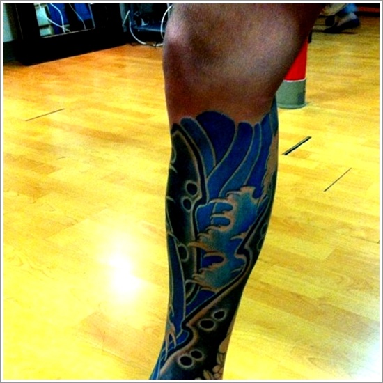 Japanese water tattoo design, idea 9