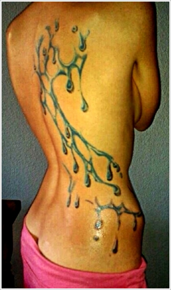 Japanese water tattoo design, idea 20
