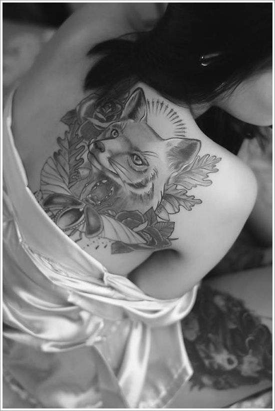 Meaningfull wolf tattoo design, idea 12