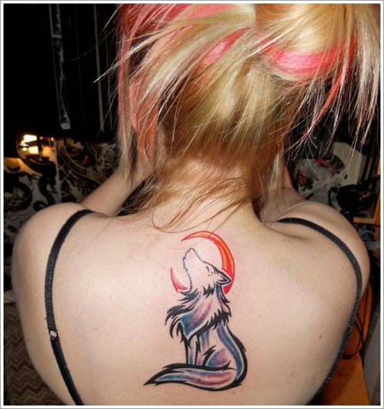 Meaningfull wolf tattoo design, idea 10