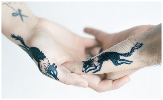Meaningfull wolf tattoo design, idea 112
