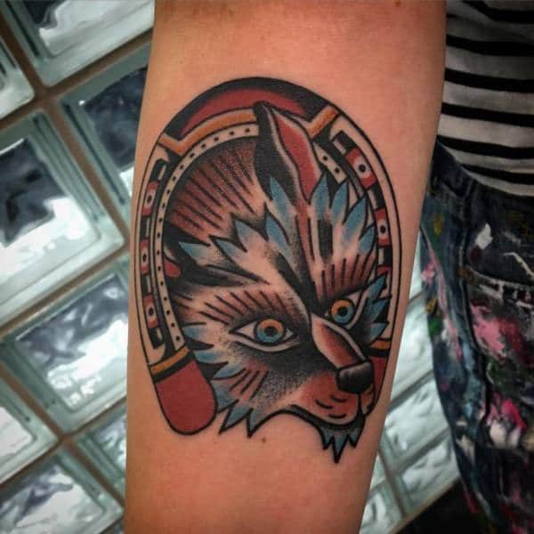 Meaningfull wolf tattoo design, idea 41