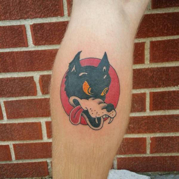 Meaningfull wolf tattoo design, idea 87