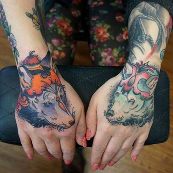 Meaningfull wolf tattoo design, idea 64