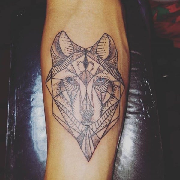 Meaningfull wolf tattoo design, idea 73