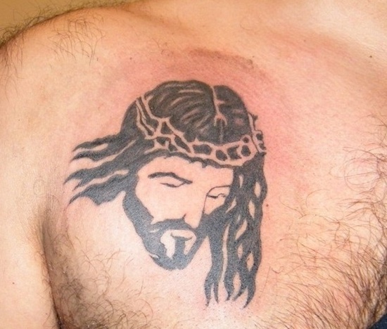 Jesus tattoo design, idea 32