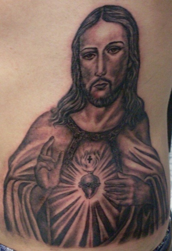 Jesus tattoo design, idea 33
