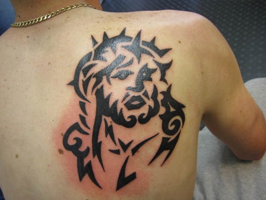 Jesus tattoo design, idea 34