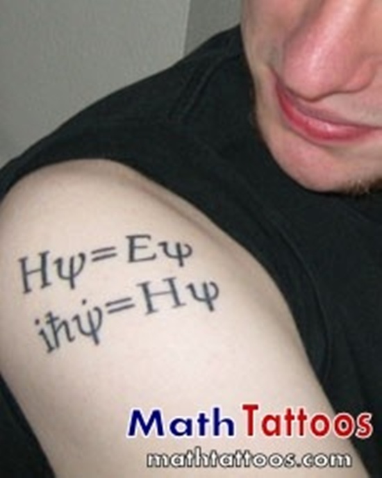 Geeky math tattoos design, idea 15