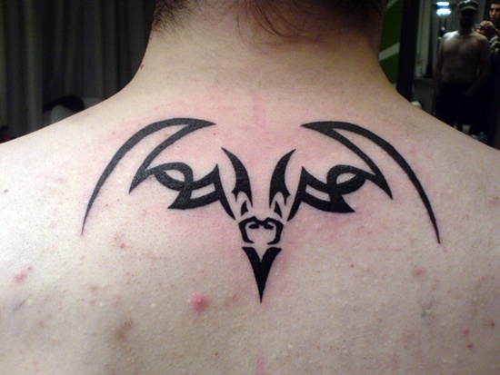 Bat tattoo design, idea 12