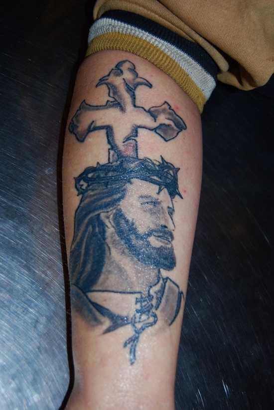 Jesus tattoo design, idea 35